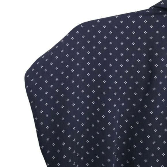 J Crew Dark Blue Pin Dot Jumpsuit Size 0 NEW - Picture 9 of 14